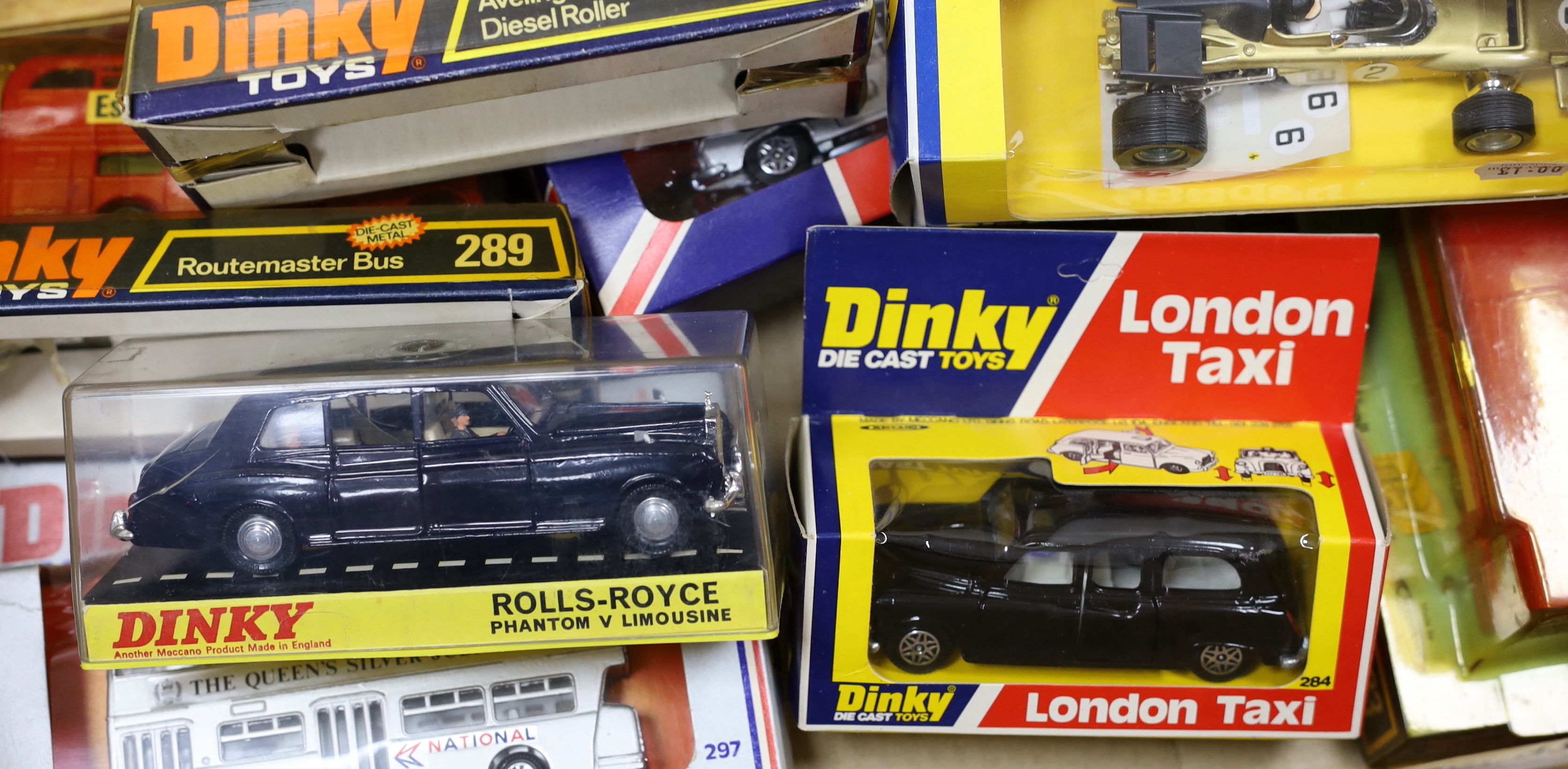 Thirteen boxed Dinky Toys